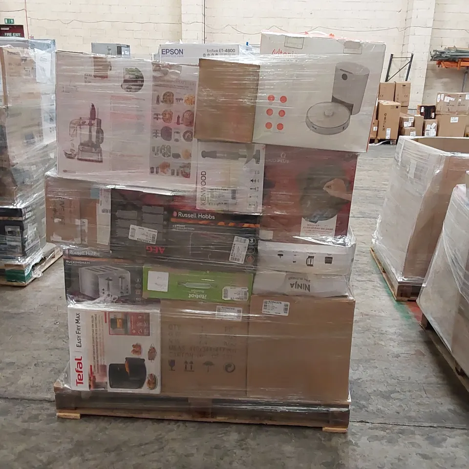PALLET OF APPROXIMATELY 43 UNPROCESSED RAW RETURN HOUSEHOLD AND ELECTRICAL GOODS TO INCLUDE;