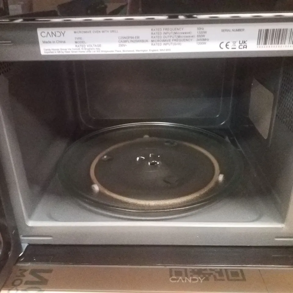 BOXED CANDY IDEA CA38FL7N25WXBUK BUILT-IN MICROWAVE WITH GRILL - BLACK
