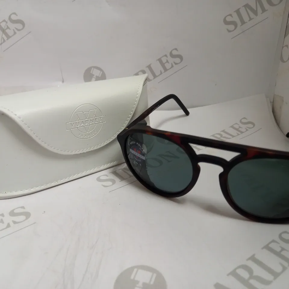 VUARNET ICE ROUND TORTOISE GREY POLAR SUNGLASSES 