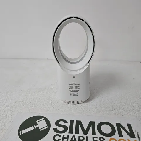 RUSSELL HOBBS BLADELESS USB DESK FAN β WHITE (RHBLDLUSB25)