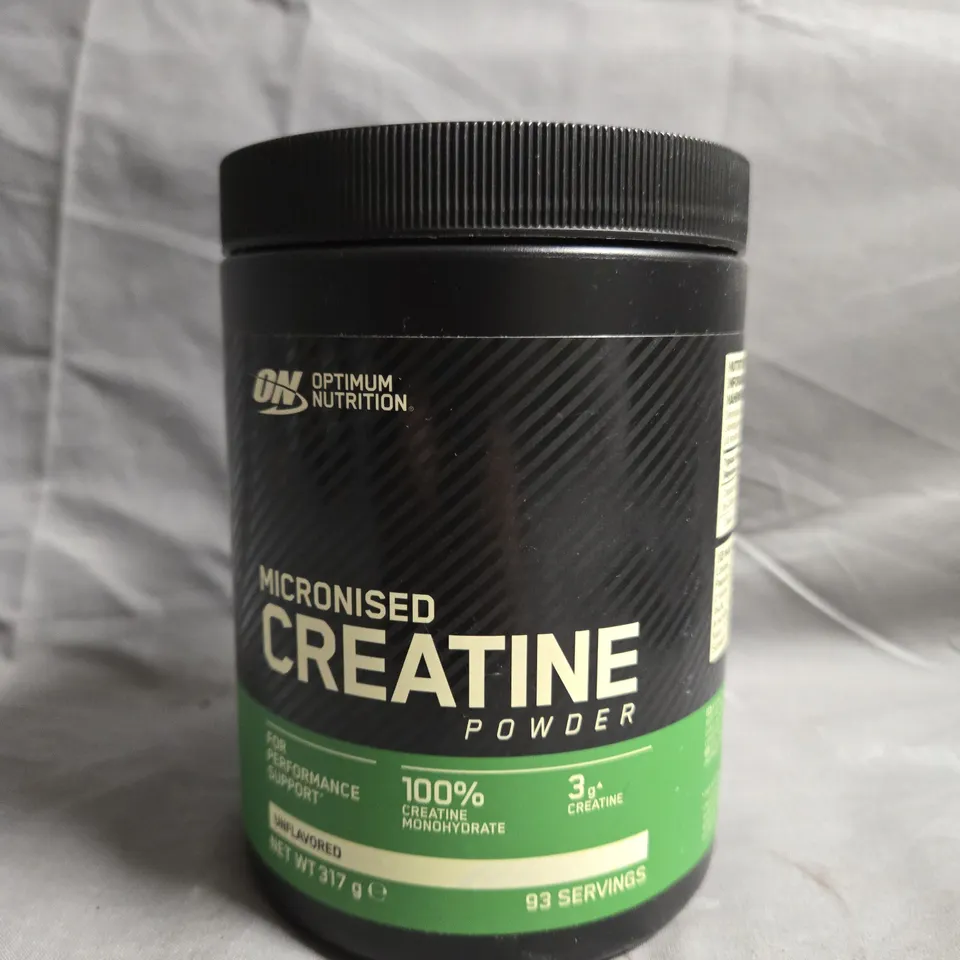OPTIMUM NUTRITION MICRONISED CREATINE POWDER – UNFLAVOURED, 317 G