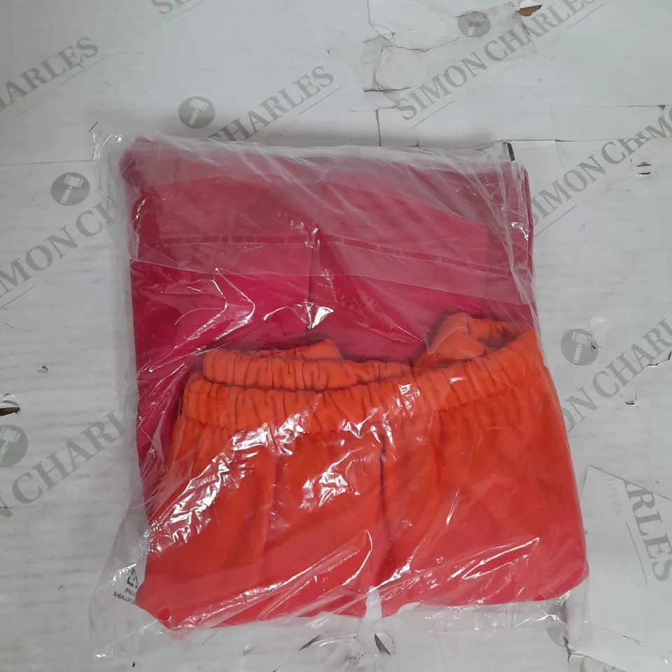 HYPE GIRLS FADE HOODIE IN PINK/ORANGE SIZE 14YRS
