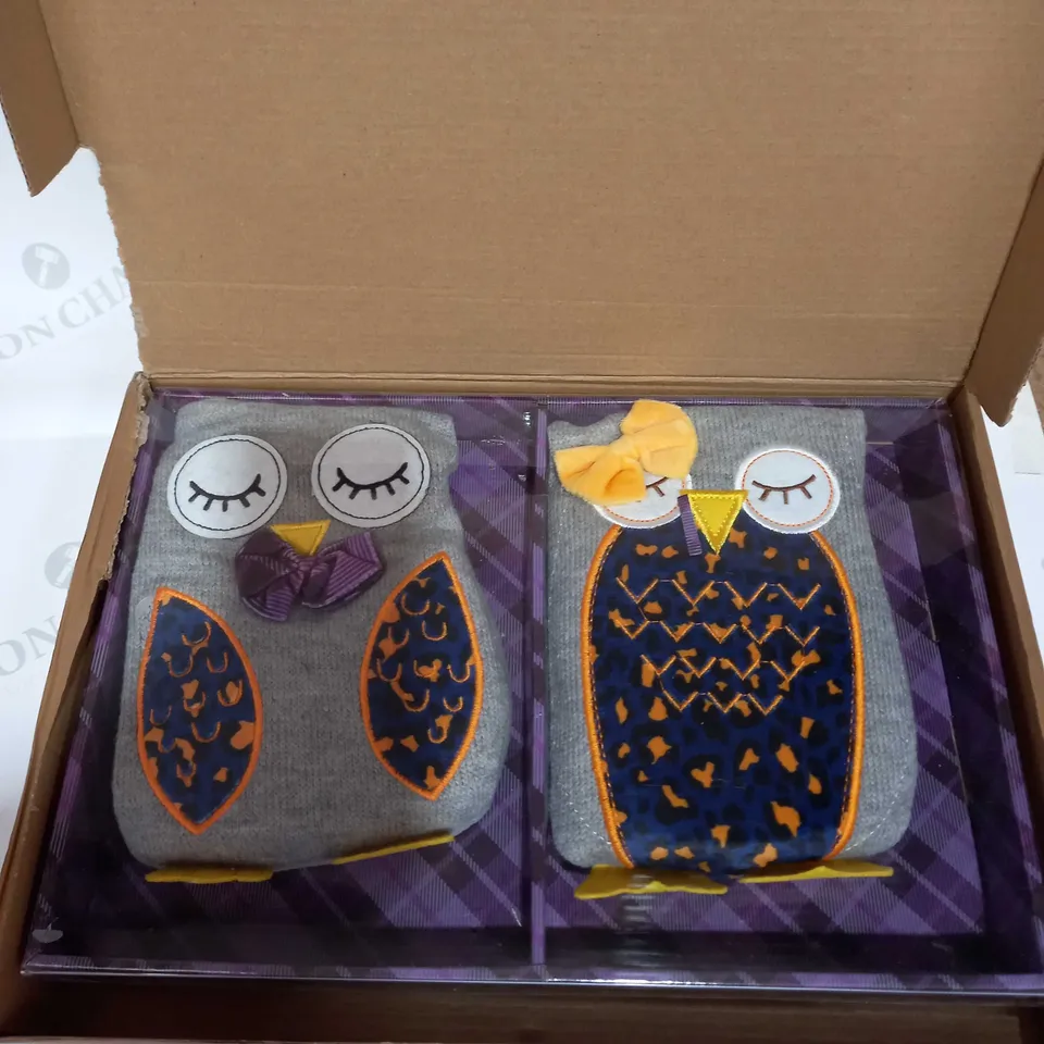 OUTLET MR & MRS OWL MICROWAVABLE HOTTIES