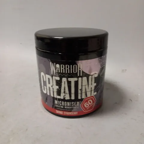 SEALED WARRIOR MICRONIZED CREATINE MONOHYDRATE - SAVAGE STRAWBERRY - 300G