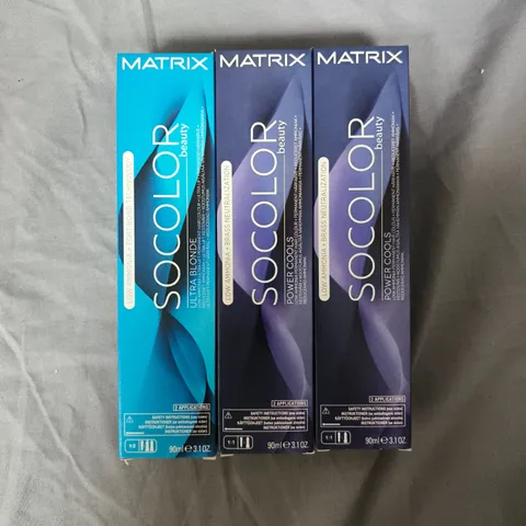 APPROXIMATELY 20 ASSORTED MATRIX SO COLOUR BEAUTY HAIR COLOURS 