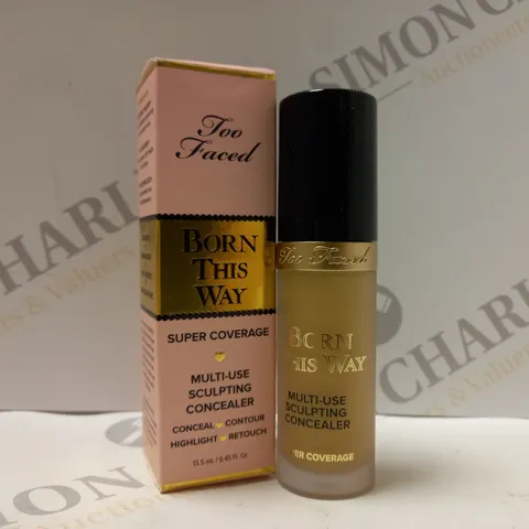 TOO FACED BORN THIS WAY SUPER COVERAGE SCULPTING CONCEALER 13.5ML #GOLDEN BEIGE