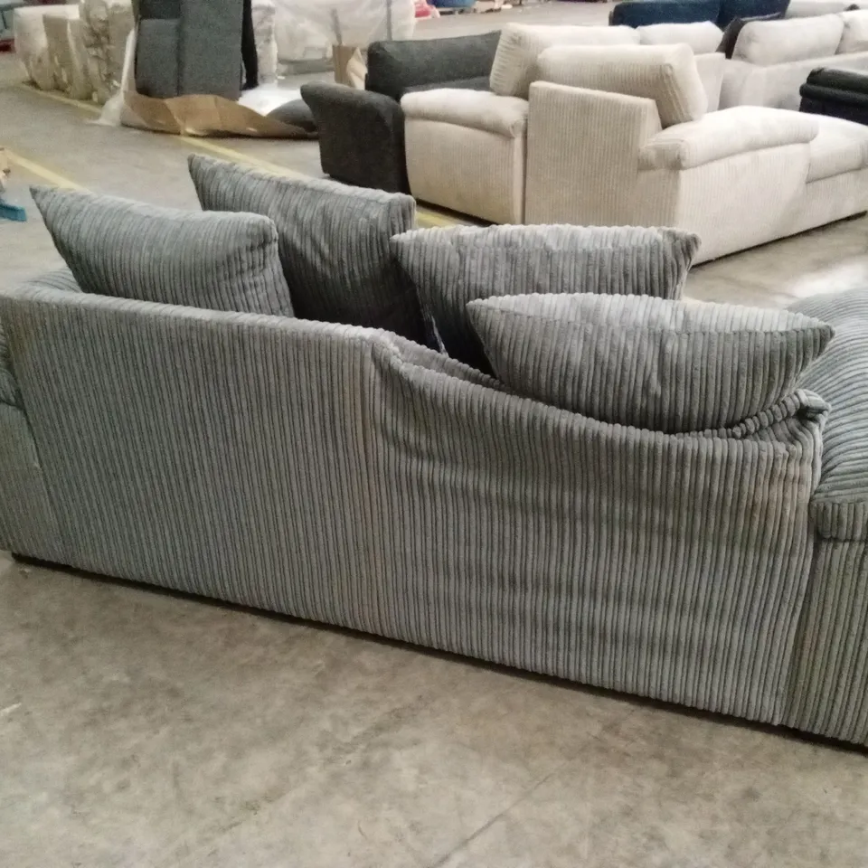 AMALFI 3 SEATER SCATTER BACK FABRIC SOFA RRP £599