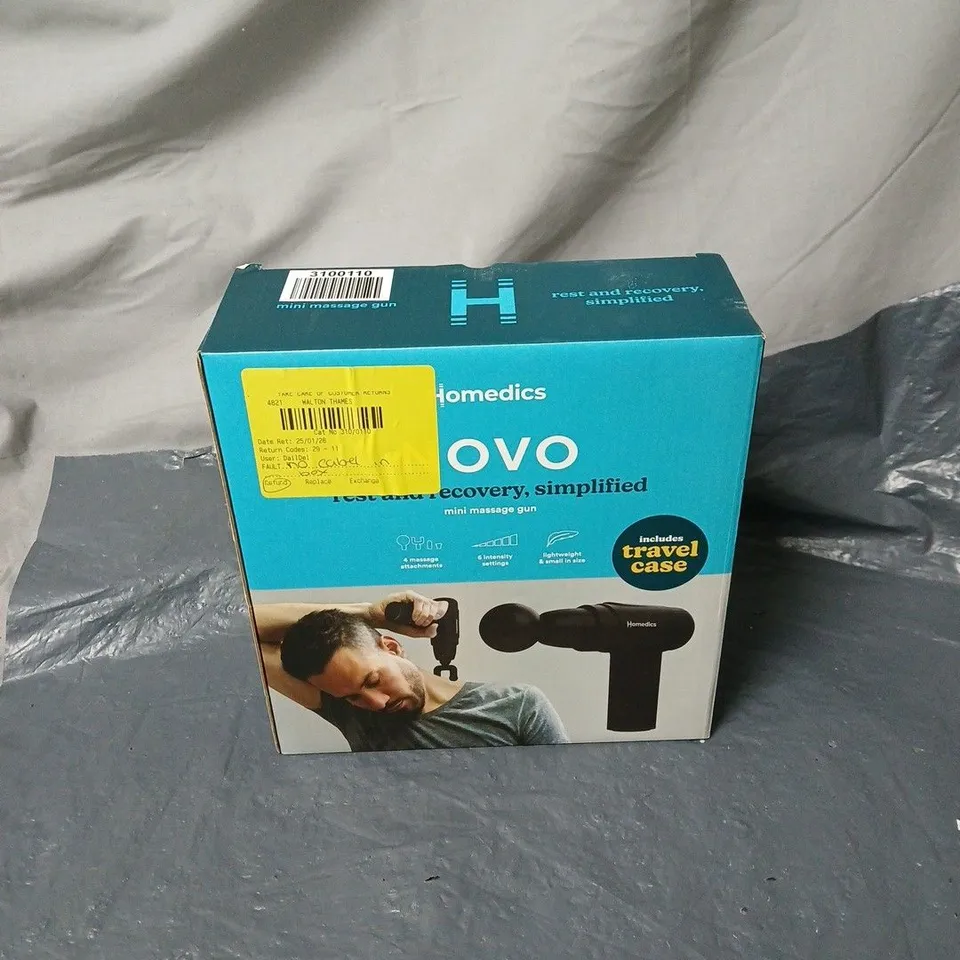 NOVO MINI MASSAGE GUN BOXED