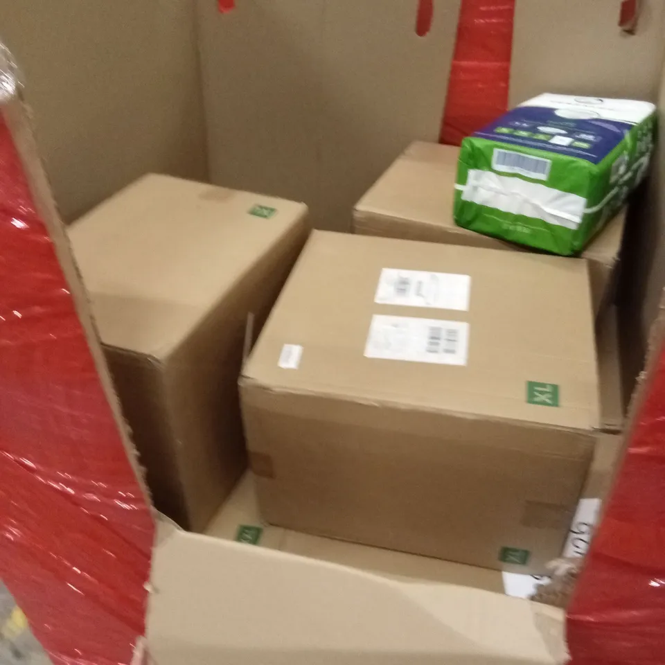 PALLET TO CONTAIN A LARGE QUANTITY OF SENSALOU ADULT INCONTINENCE PANTS XXL AND XL