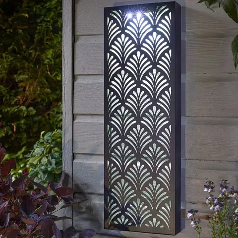 ILLUMINA DΓCOR PANEL PAPYRUS β SOLAR-POWERED WALL ART (OUTDOOR)