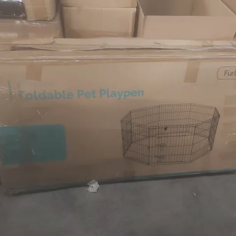 BOXED FUR DREAMS 48" FOLDABLE PET PLAYPEN 