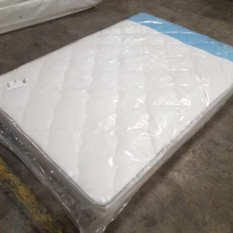 QUALITY BAGGED DOUBLE 135cm AIRSPRUNG LUXURY QUILTED MEDIUM MATTRESS