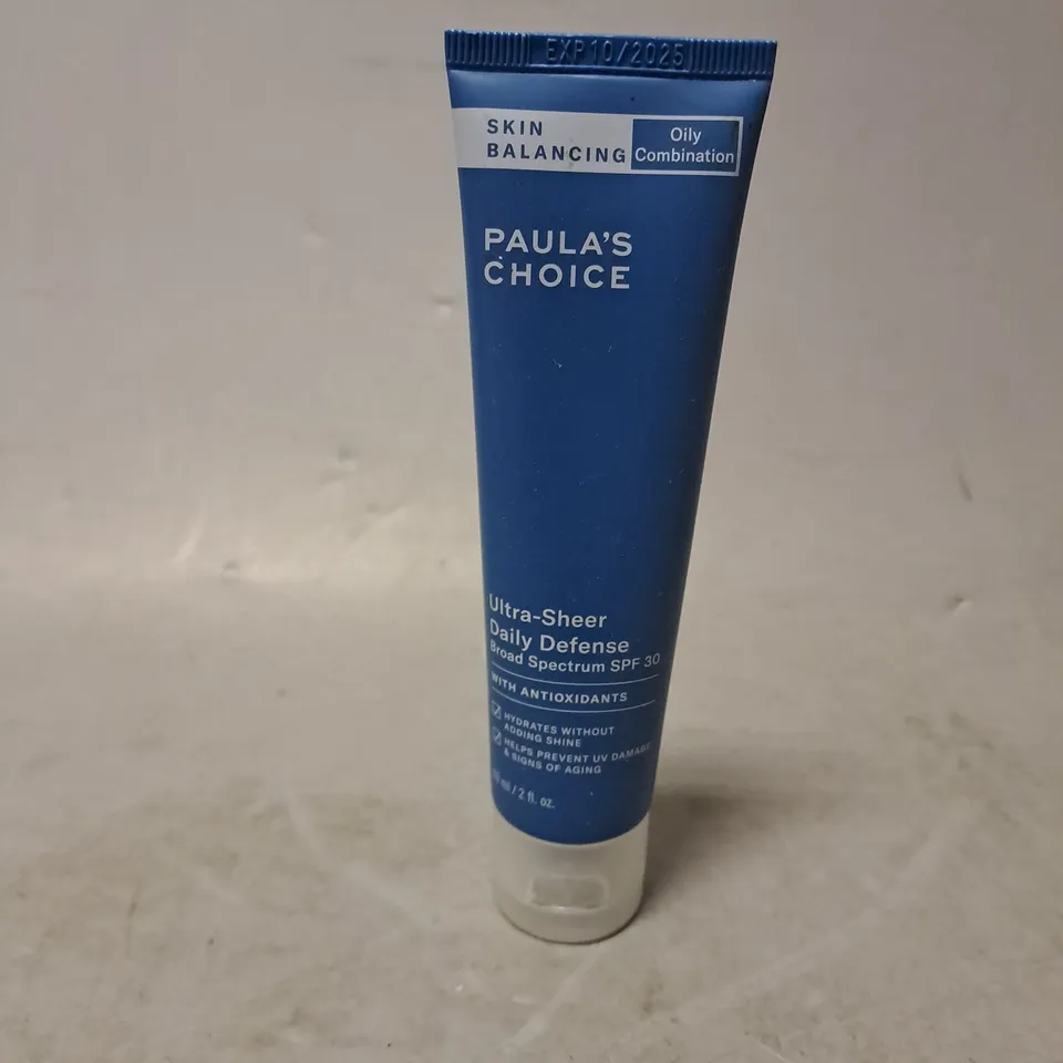 PAULA'S CHOICE ULTRA-SHEER DAILY DEFENSE SUNSCREEN 60ML