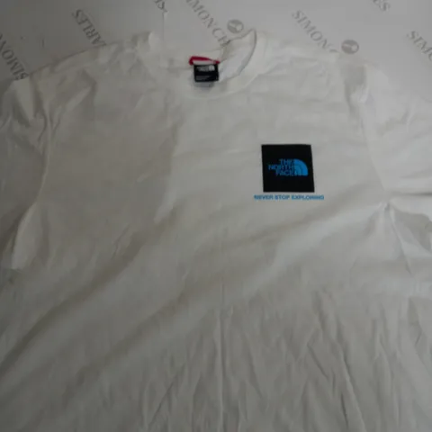 NORTH FACE WHITE LOGO SHIRT-LARGE