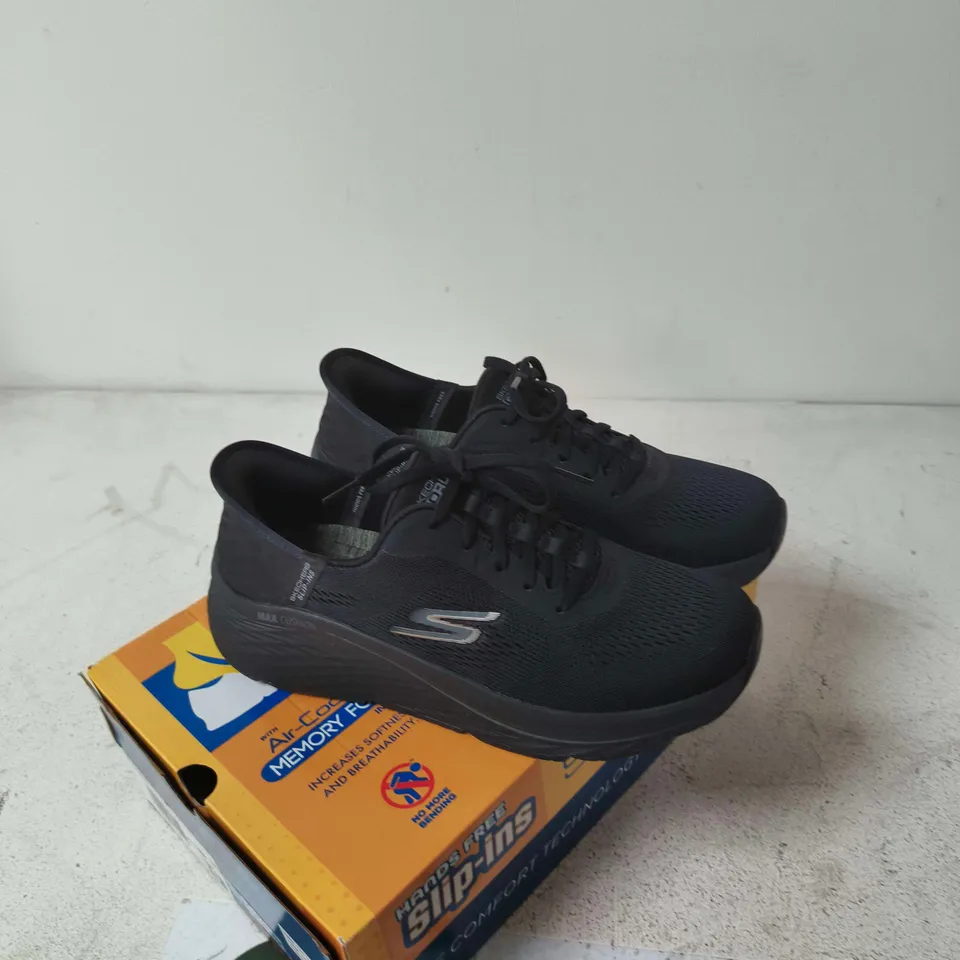 SKECHERS WOMEN'S MEMORY FOAM SHOES – BLACK, UK 10
