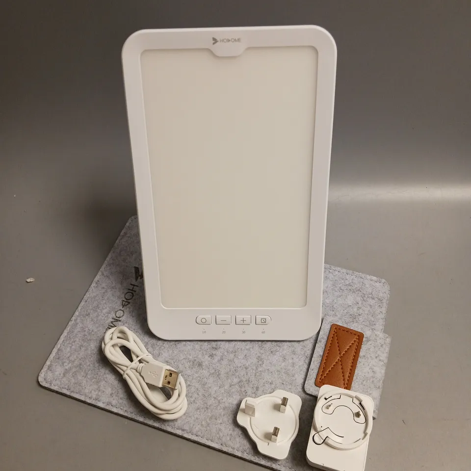 BOXED HOSOME NATURAL ENERGY LAMP WHITE INCLUDES CASE PLUG AND CHARGER