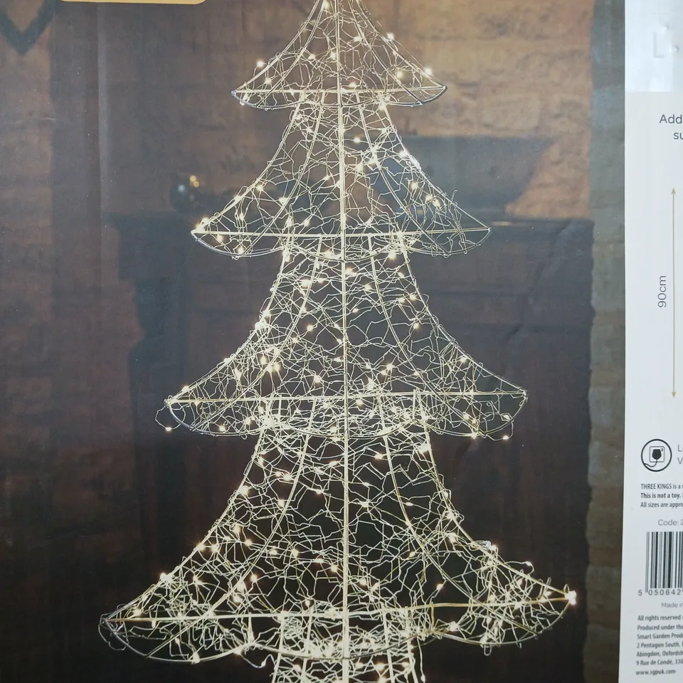 BOXED LED CHRISTMAS TREE LIGHT 90CM  RRP £39.99