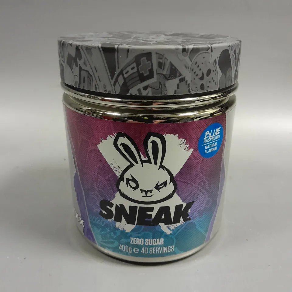 SEALED SNEAK FOOD SUPPLEMENT DRINK - BLUE RASPBERRY 400G