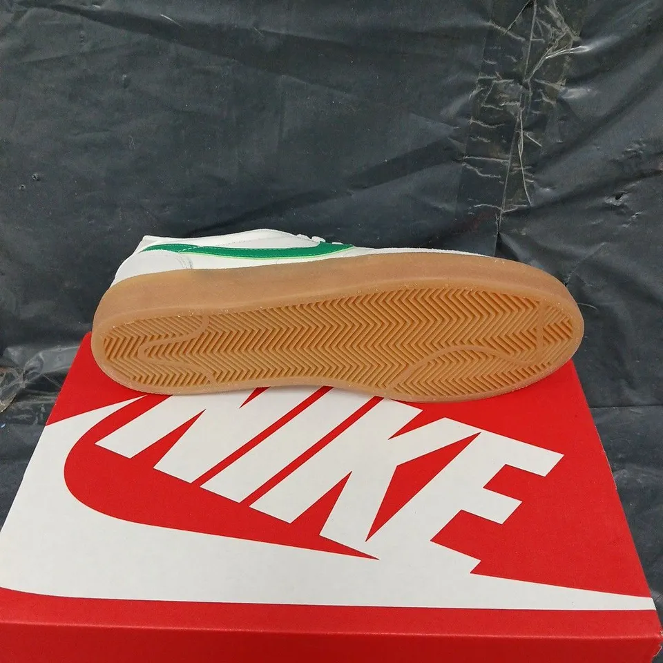 BOXED PAIR OF NIKE KILLSHOT 2 LEATHER GREEN UK 5.5