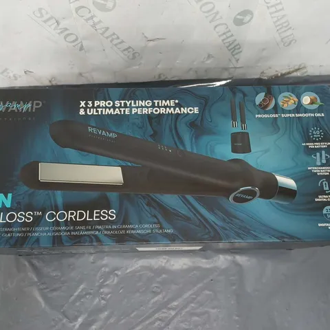 REVAMP PROGRESS IGEN CORDLESS CERAMIC STRAIGHTENER