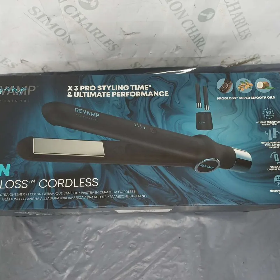 REVAMP PROGRESS IGEN CORDLESS CERAMIC STRAIGHTENER