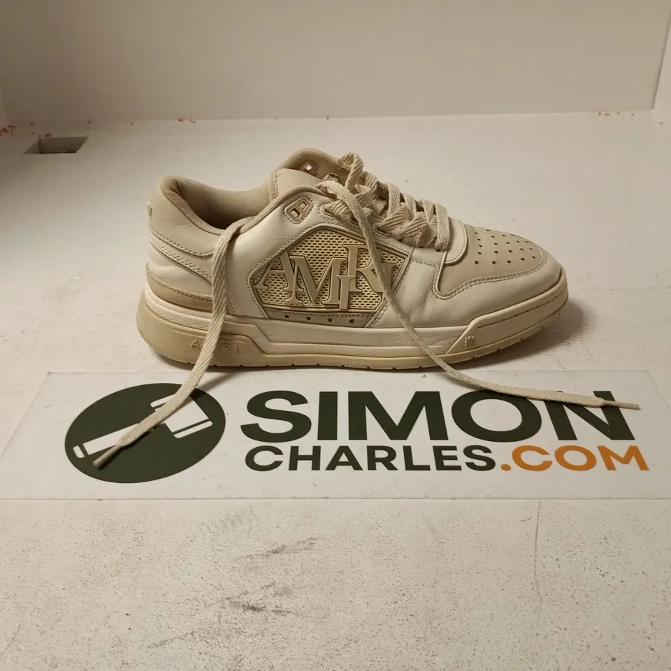 UNBOXED PAIR OF AMIRI TRAINERS IN OFF WHITE - EU 43