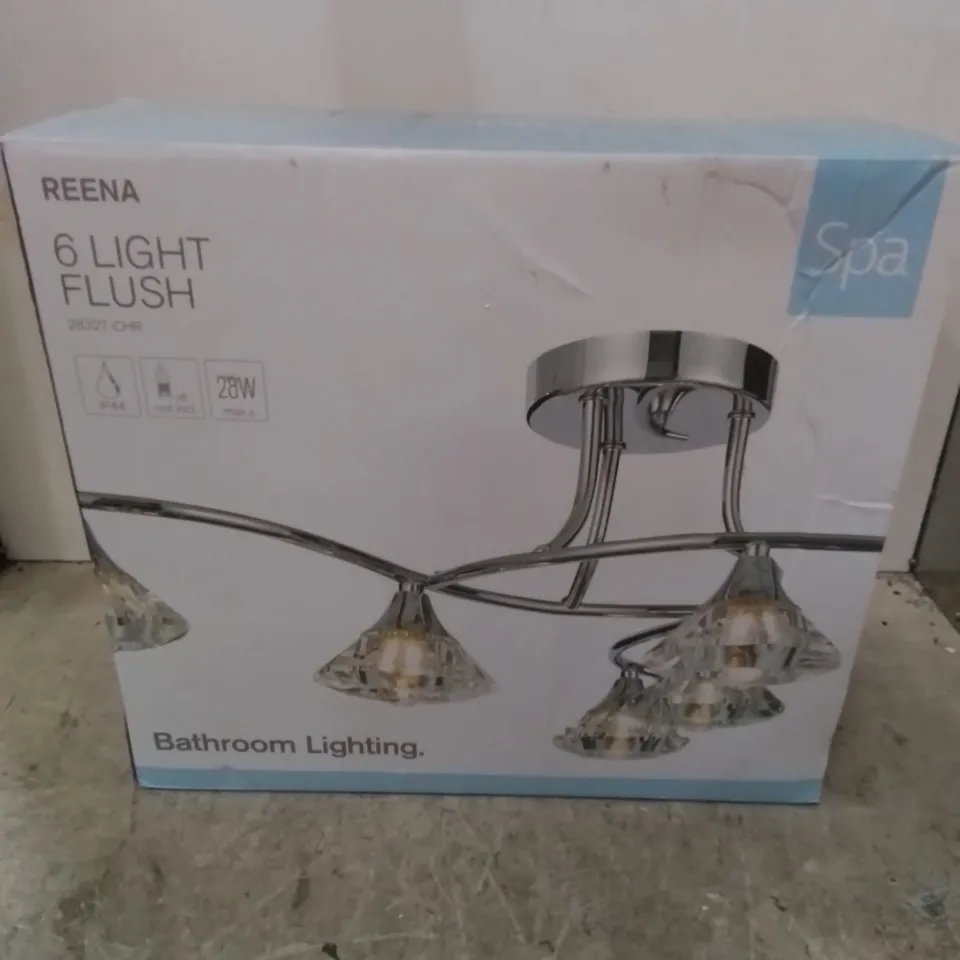 BOXED REENA 6 LIGHT FLUSH