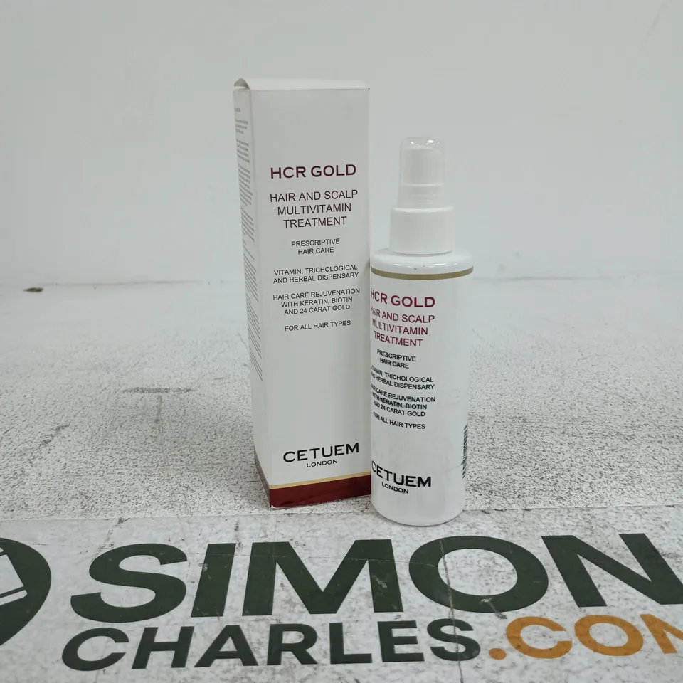 HCR GOLD HAIR AND SCALP MULTIVITAMIN TREATMENT 150ML CETUEM LONDON