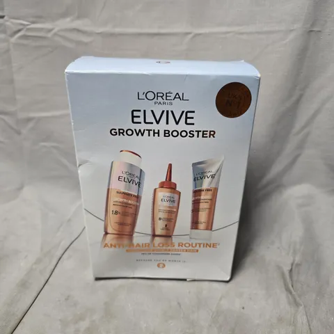 BOXED AND SEALED LOREAL ELVIVE GROWTH BOOSTER TRIO