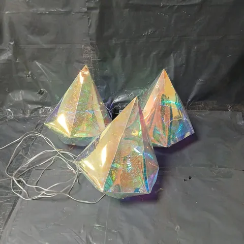 MY GARDEN STORIES LED DIAMOND TRIO LIGHT STRAND