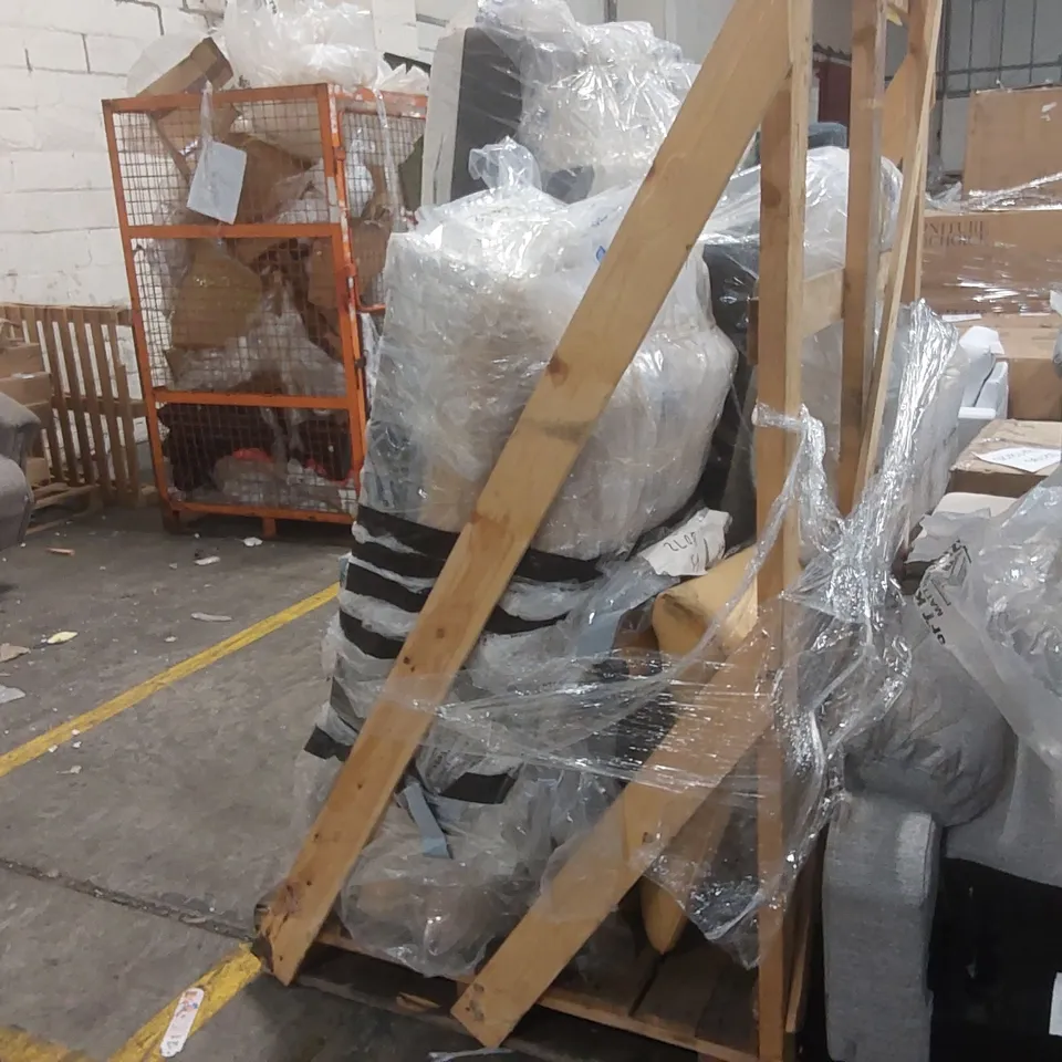 PALLET CONTAINING ASSORTED DESIGNER SOFA PARTS
