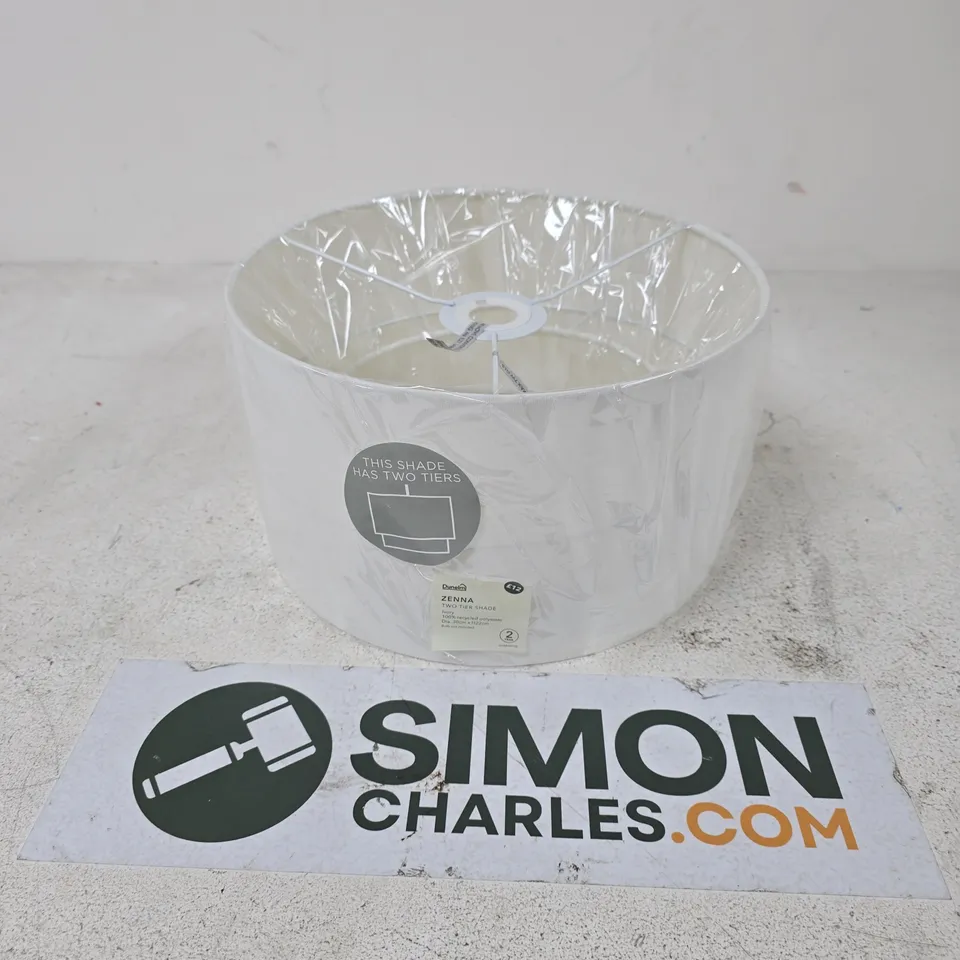 DUNELM ZENNA TWO TIER SHADE