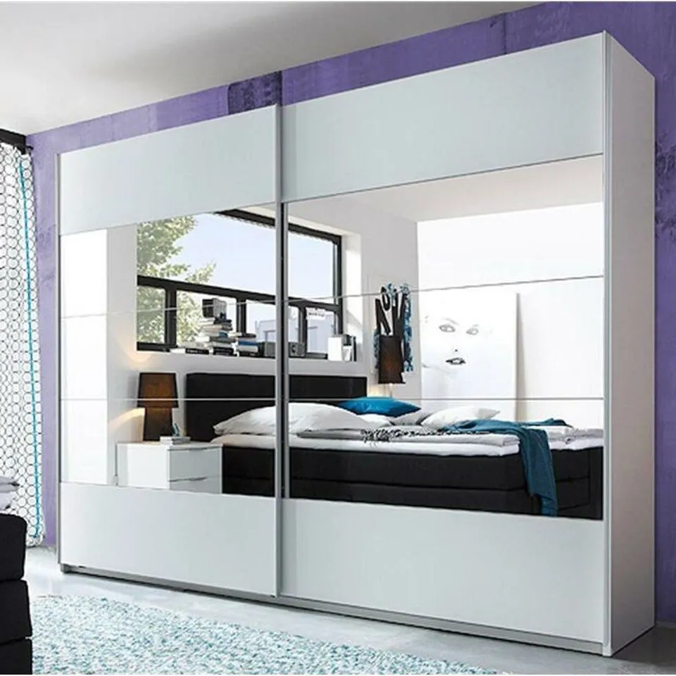 TROY 2 DOOR SLIDING WARDROBE SIZE H 210 X W 215