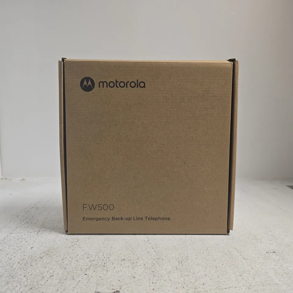 BOXED MOTOROLA FW500 EMERGENCY BACK UP LINE TELEPHONE