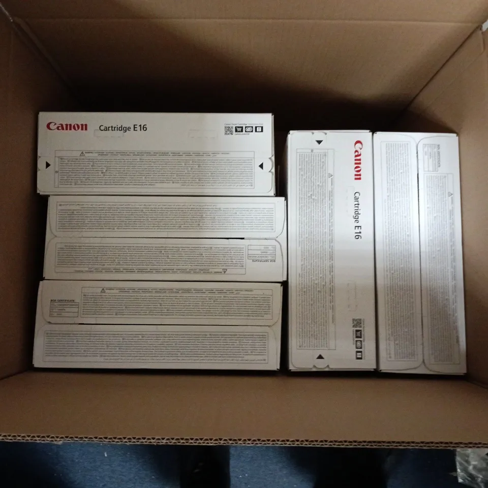 LARGE QUANTITY OF ASSORTED ITEMS TO INCLUDE CANON E16 PRINTER CARTIDGES - COLLECTION ONLY