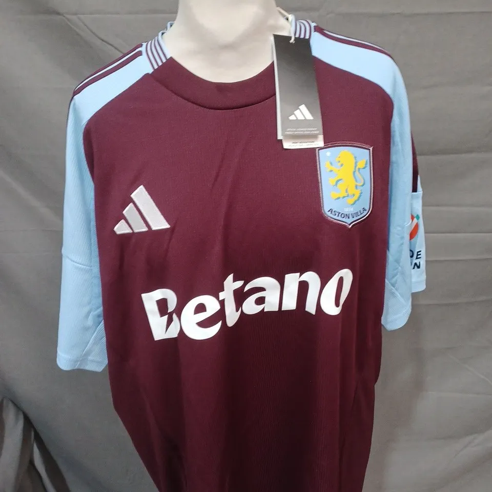 ASTON VILLA FC HOME SHIRT WITH BAILEY 31 ON THE BACK SIZE XL