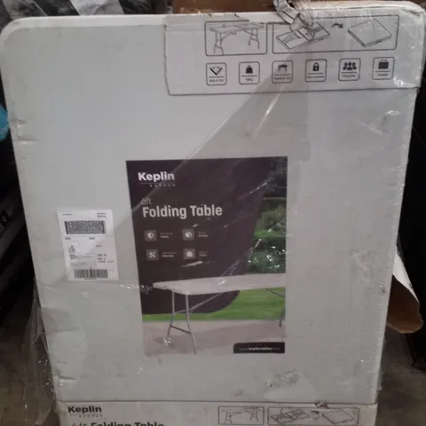 BOXED KEPLIN 6FT FOLDING TABLE