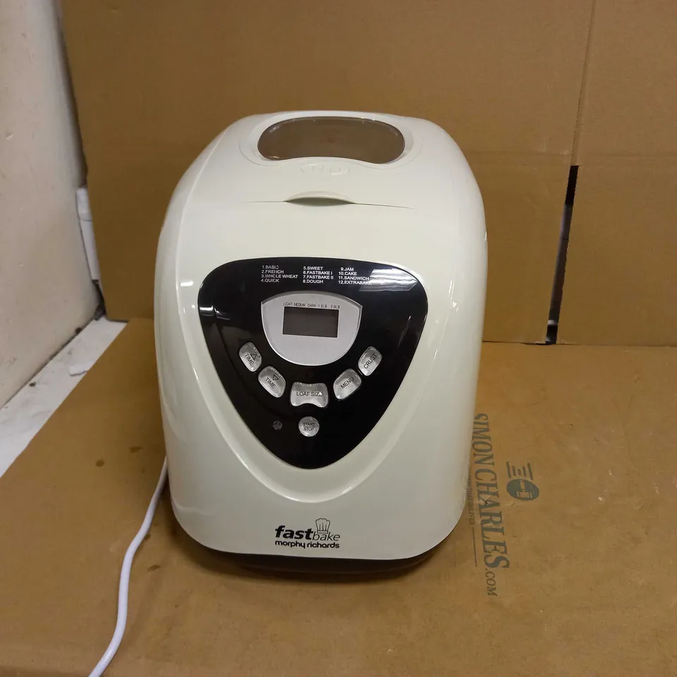 MORPHY RICHARDS MULTI-USE FASTBAKE BREADMAKER