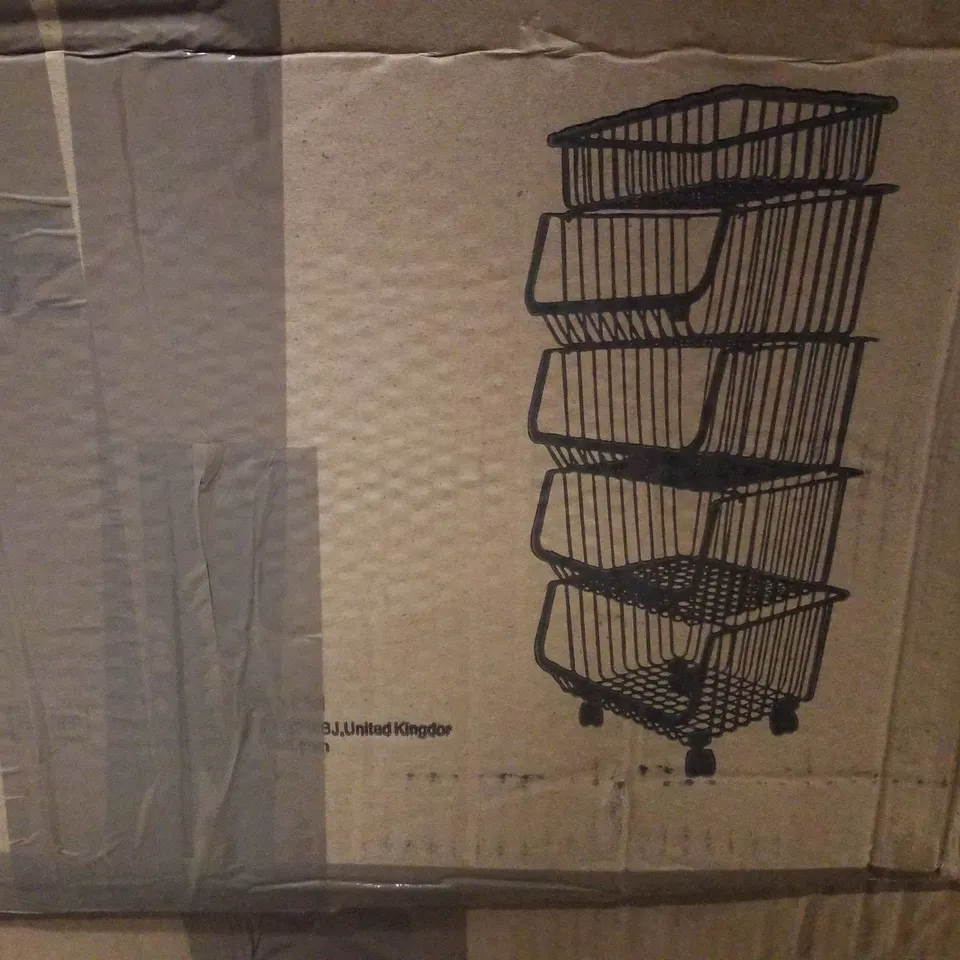 BOXED LIFE IDEAS STORAGE BASKETS - BLACK