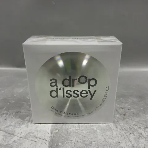 BOXED AND SEALED A DROP D'ISSEY ISSEY MIYAKE EAU DE PARFUM 50ML