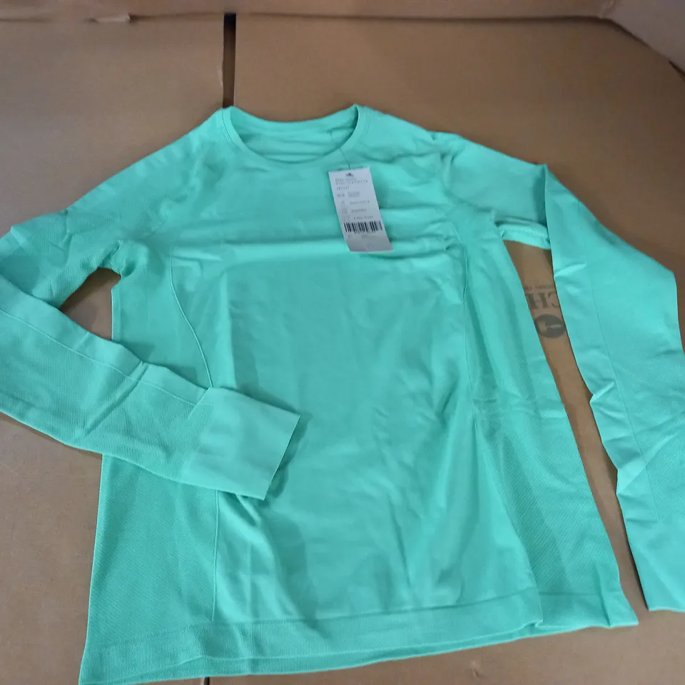 SWEATY BETTY ATHLETE SEAMLESS WORKOUT TOP - GREEN