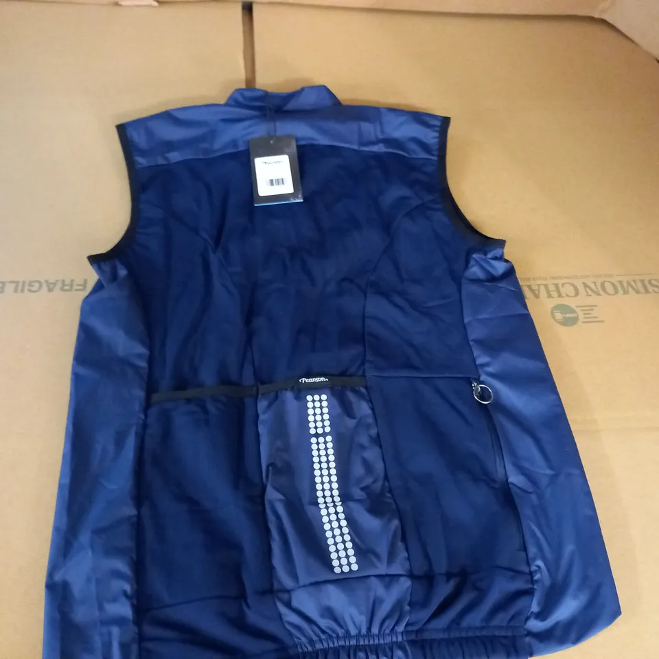 PEARSON MENS ROAD INSULATED GILET IN BLUE INK - M