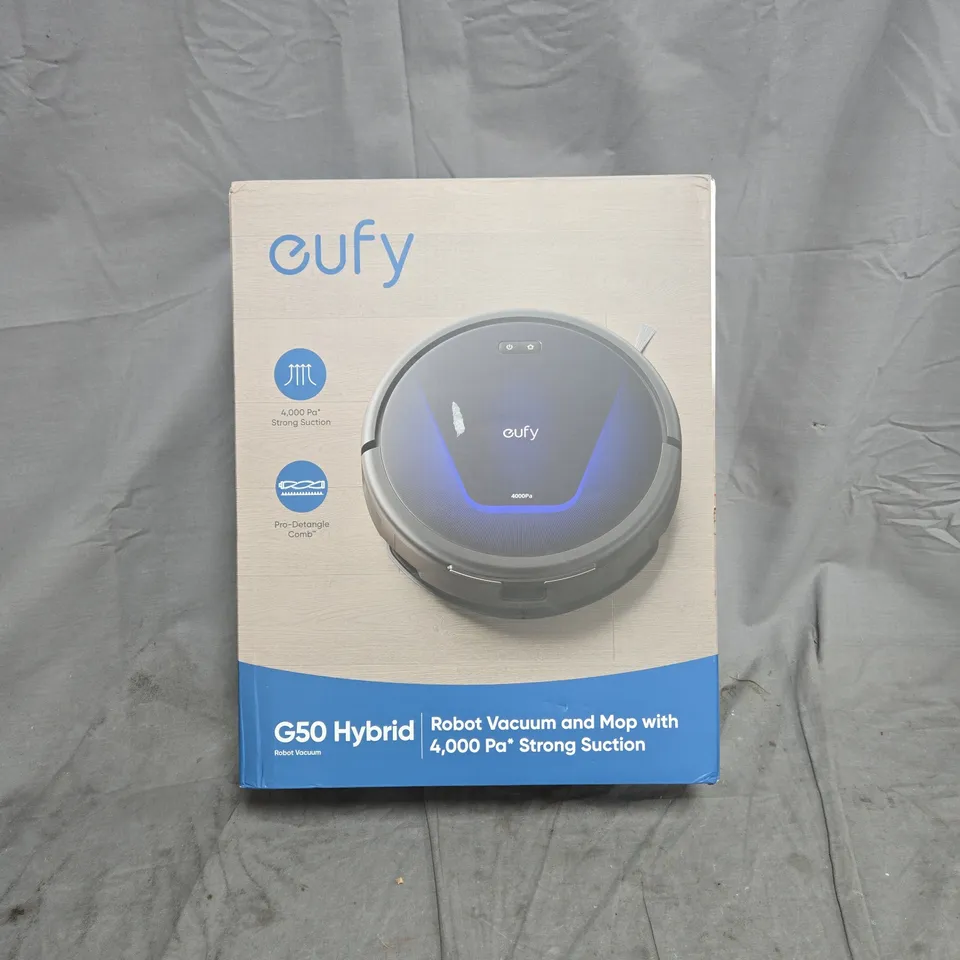 BOXED EUFY G50 HYBRID ROBOT VACUUM 
