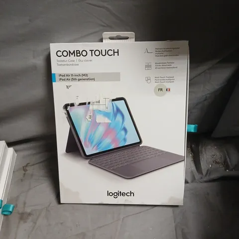 LOGITECH COMBO TOUCH KEYBOARD CASE FOR IPAD AIR 11-INCH (M2) – BOXED