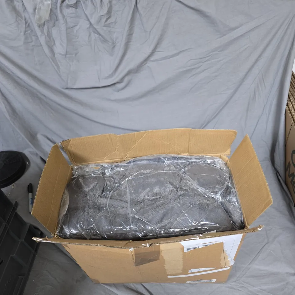 COZEE HOME FAMILY SIZED FAUX FUR & VELVETSOFT HEATED THROW