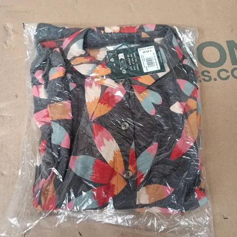 BAGGED WHITE STUFF RUA JERSEY SHIRT DRESS IN GREY MULTI - UK 14R