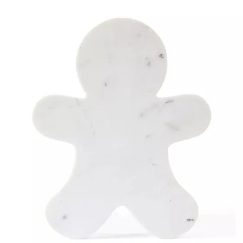 GINGERBREAD SHAPED MARBLE BOARD