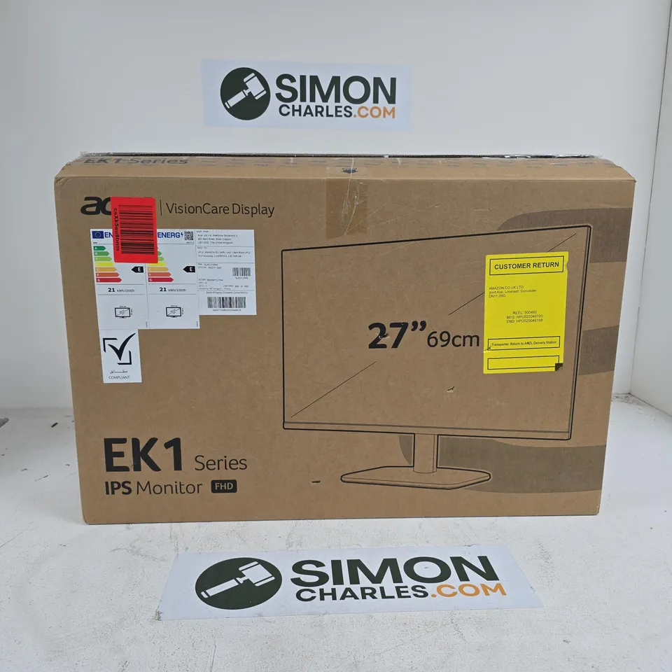ACER 27" MONITOR BOXED