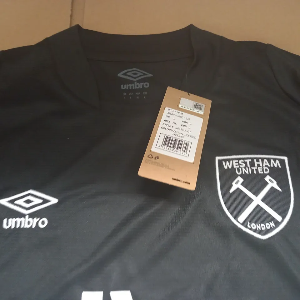 WEST HAM UNITED AWAY JERSEY - GB L