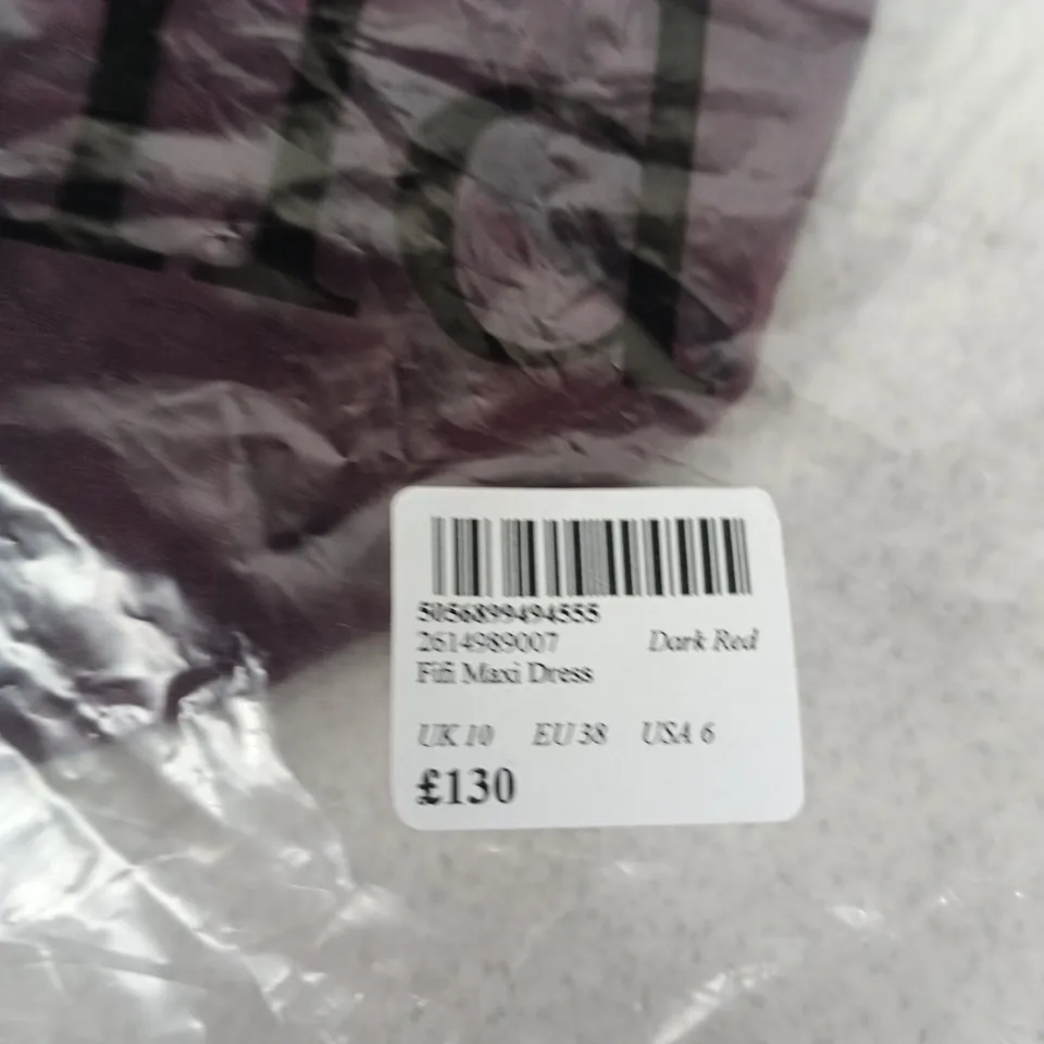 BAGGED NOBODYS CHILD FIFI MAXI DRESS - SIZE 10